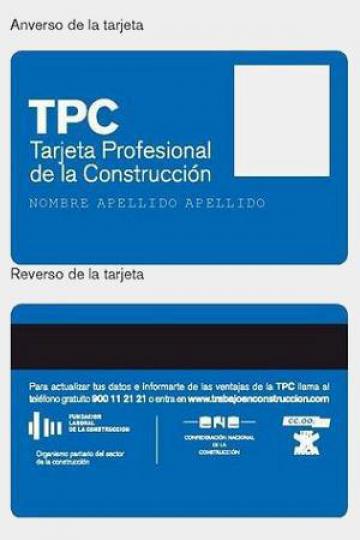 TARJETA PROFESIONAL DE LA CONSTRUCCIÓN (TPC)