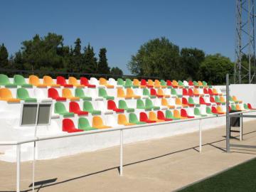 FINALIZADA LA OBRA DE AMPLIACIÓN DE LAS GRADAS DEL CAMPO DE FÚTBOL LA VEGA