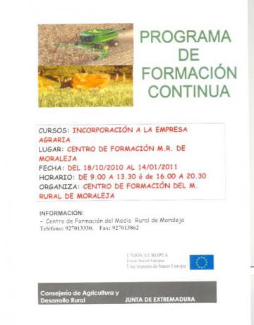 PROGRAMA DE FORMACIÓN CONTINUA