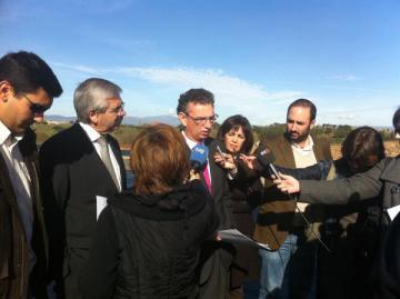 EL CONSEJERO DE FOMENTO VISITA HOY MARTES LAS OBRAS DE LA EX-A1 EN EL VALLE DEL ALAGON Y MORALEJA