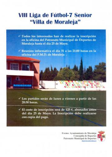 VIII LIGA DE FÚTBOL-7 SENIOR "VILLA DE MORALEJA"