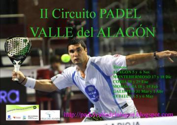 MORALEJA PASA A SER INCLUIDA EN EL II CIRCUITO DE PÁDEL VALLE DEL ALAGÓN 2010/2011