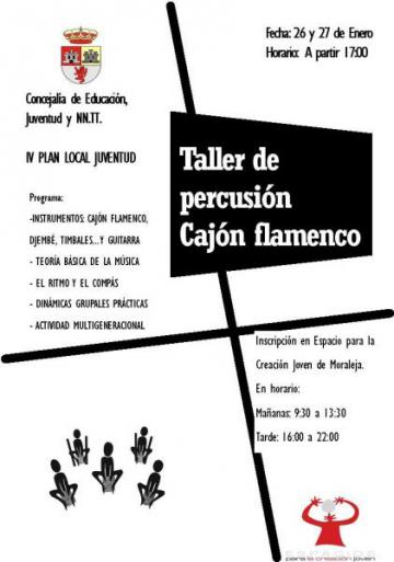 TALLER DE PERCUSIÓN CAJÓN FLAMENCO