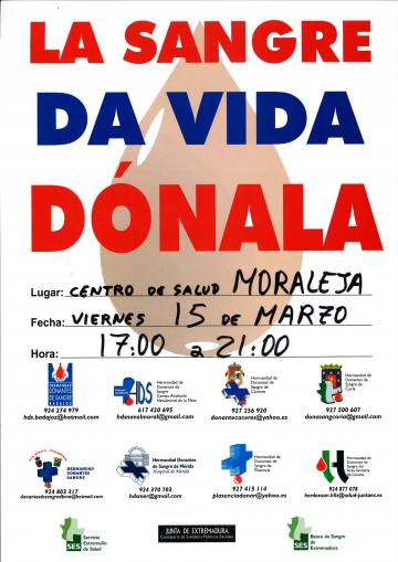 LA SANGRE DA VIDA DÓNALA