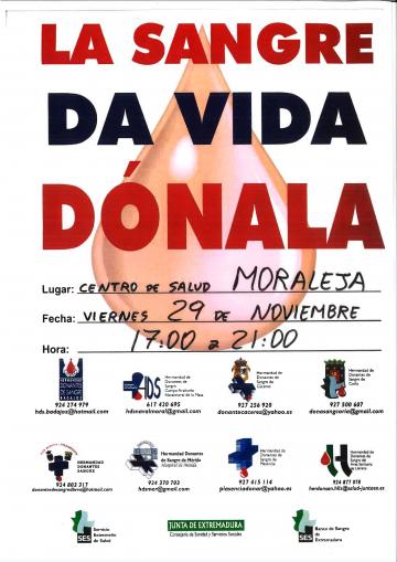 LA SANGRE DA VIDA DÓNALA