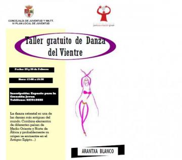 TALLER GRATUITO DE DANZA DEL VIENTRE