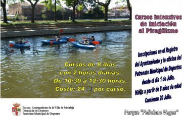 CURSOS INTENSIVOS DE INICIACIÓN AL PIRAGUISMO