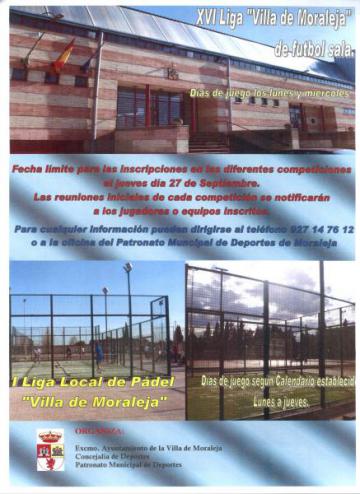 XVI LIGA "VILLA DE MORALEJA" DE FÚTBOL SALA