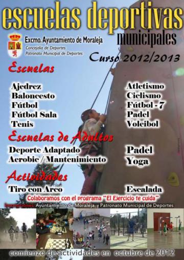 COMIENZAN LAS ESCUELA DEPORTIVA MUNICIPALES EN MORALEJA CURSO 2012/2013