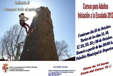 CURSO PARA ADULTOS INICIACIÓN A LA ESCALADA 2012