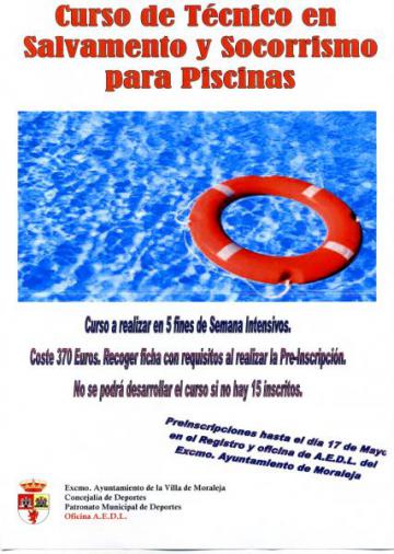 CURSO TÉCNICO EN SALVAMENTO Y SOCORRISMO PARA PISCINAS