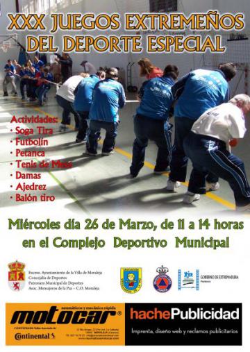 XXX JUEGOS DEL DEPORTE ESPECIAL DE EXTREMADURA. FASE ZONAL EN MORALEJA