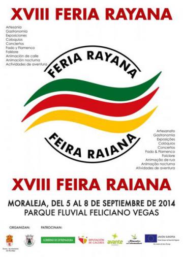 La XVIII FERIA RAYANA se celebrará en el parque Feliciano Vegas del 5 al 8 de Septiembre.