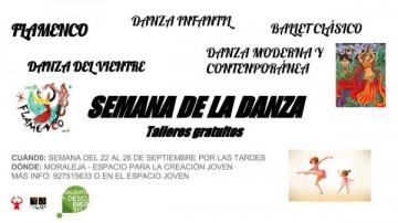 SEMANA DE LA DANZA ESPACIO PARA LA CREACIÓN JOVEN DE MORALEJA