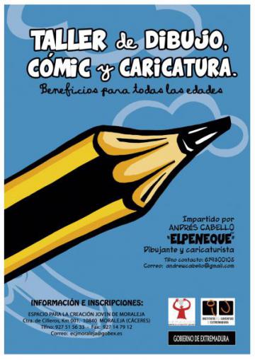 TALLER DE DIBUJO, CÓMIC Y CARICATURAS