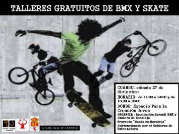 TALLERES GRATUITOS DE BMX Y SKATE
