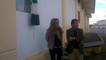 LA VICEPRESIDENTA DEL GOBEX Y EL ALCALDE DE MORALEJA INAUGURAN EL CENTRO DE FERIAS Y EXPOSICIONES.