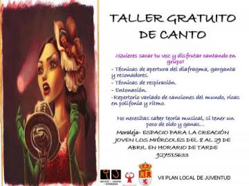 TALLER DE CANTO
