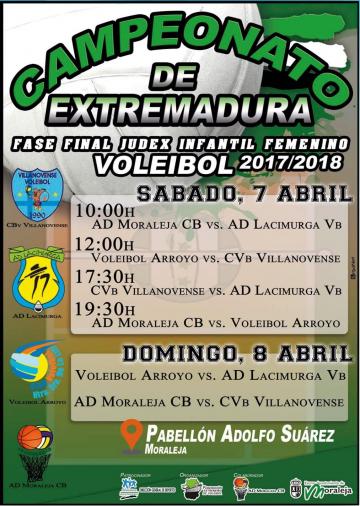 CAMPEONATO DE EXTREMADURA VOLEIVOL 2017/2018