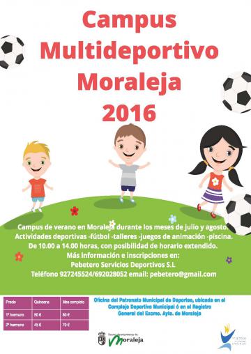 CAMPUS MULTIDEPORTIVO MORALEJA 2016