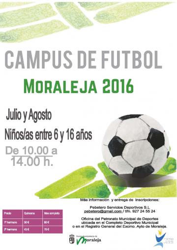 CAMPUS DE FUTBOL MORALEJA 2016