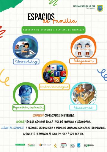 ESPACIOS DE FORMACIÓN FAMILIAR (PROGRAMA DE ATENCIÓN A FAMILIAS. MORALEJA)