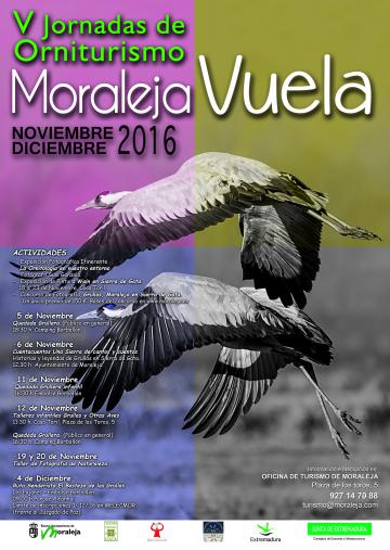V JORNADAS DE ORNITURISMO, MORALEJA VUELA…