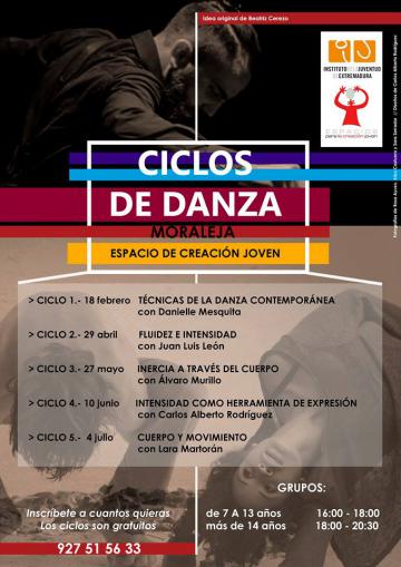CICLOS DE DANZA EN MORALEJA