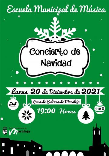 HOY LUNES CONCIERTO DE NAVIDAD A CARGO DE LA ESCUELA MUNICIPAL DE MÚSICA
