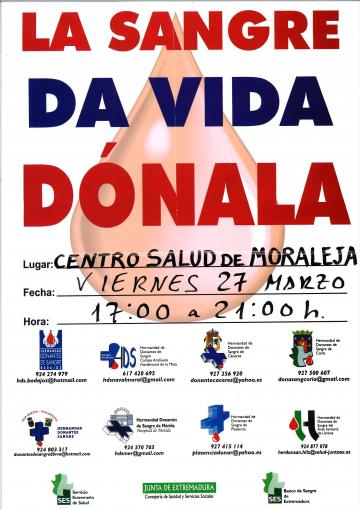 LA SANGRE DA VIDA DÓNALA