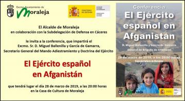 CONFERENCIA “El EJÉRCITO ESPAÑOL EN AFGANISTÁN”