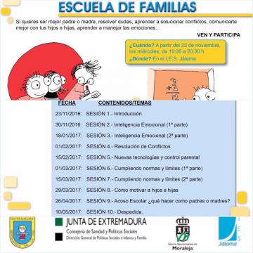 ESCUELAS DE FAMILIAS EN MORALEJA