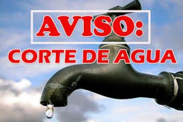 AVISO DE CORTE DE SUMINISTRO DE AGUA