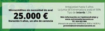 MICROCRÉDITOS PARA PYMES Y AUTÓNOMOS POR IMPORTE DE 25.000€. SIN AVALES Y CON UN AÑO DE CARENCIA