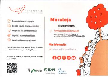 TODAVÍA TE PUEDES INSCRIBIR PROYECTO LANZADERA DE EMPLEO EN MORALEJA