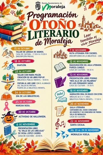 PROGRAMACIÓN OTOÑO LITERARIO 2026