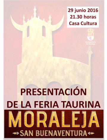 PRESENTACIÓN DE LA FERIA TAURINA "SAN BUENAVENTURA" 2016