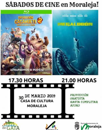 SÁBADOS DE CINE EN MORALEJA!