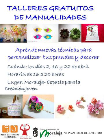 TALLERES GRATUITOS DE MANUALIDADES