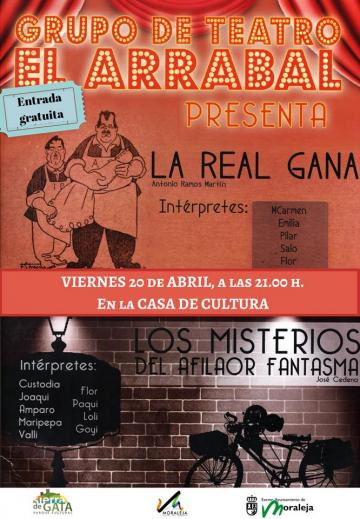 SEMANA DEL LIBRO GRUPO DE TEATRO EL ARRABAL PRESENTA "LA REAL GANA"