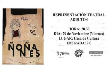 REPRESENTACIÓN TEATRAL PARA ADULTOS